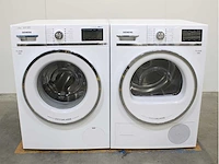 Siemens iq800 i-dos isensoric extraklasse wifi wasmachine & siemens iq800 selfcleaning condenser wasdroger - afbeelding 1 van  8