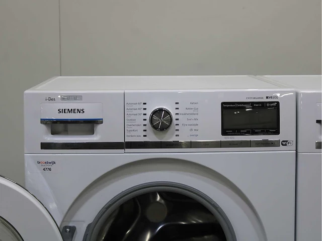 Siemens iq800 i-dos isensoric extraklasse wifi wasmachine & siemens iq800 selfcleaning condenser wasdroger - afbeelding 3 van  8