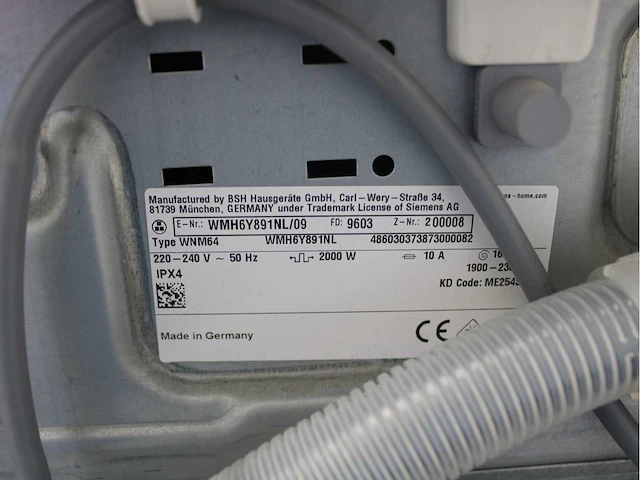 Siemens iq800 i-dos isensoric extraklasse wifi wasmachine & siemens iq800 selfcleaning condenser wasdroger - afbeelding 5 van  8