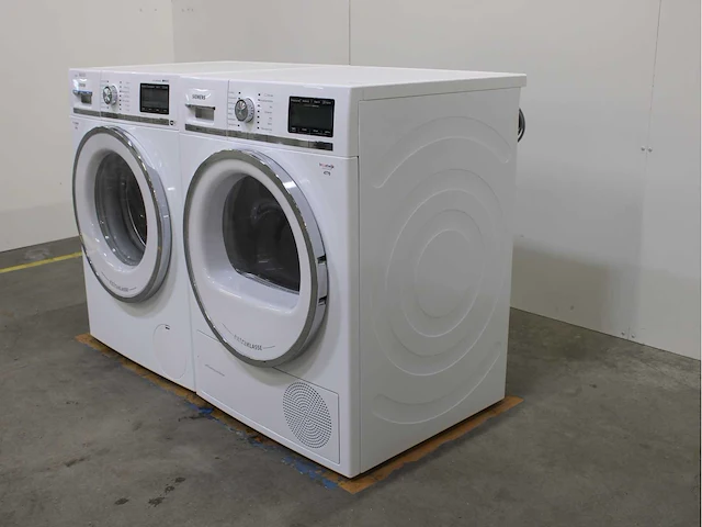 Siemens iq800 i-dos isensoric extraklasse wifi wasmachine & siemens iq800 selfcleaning condenser wasdroger - afbeelding 7 van  8