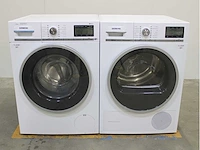 Siemens iq800 i-dos isensoric wifi wasmachine & siemens iq800 isensoric selfcleaning condenser wasdroger - afbeelding 1 van  8