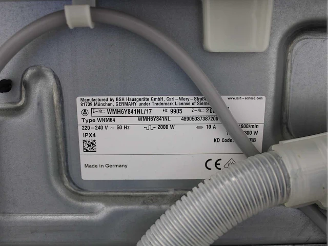 Siemens iq800 i-dos isensoric wifi wasmachine & siemens iq800 isensoric selfcleaning condenser wasdroger - afbeelding 5 van  8