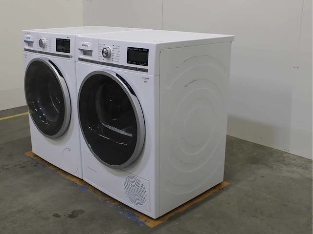 Siemens iq800 i-dos isensoric wifi wasmachine & siemens iq800 isensoric selfcleaning condenser wasdroger - afbeelding 7 van  8