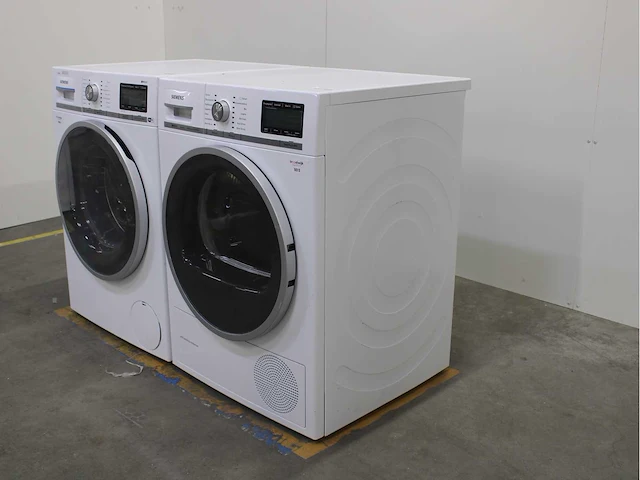 Siemens iq800 i-dos isensoric wifi wasmachine & siemens iq800 isensoric selfcleaning condenser wasdroger - afbeelding 7 van  8