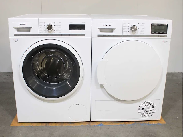 Siemens iq800 isensoric aquastop wasmachines & siemens iq800 isensoric selfcleaning condenser wasdrogers - afbeelding 1 van  8