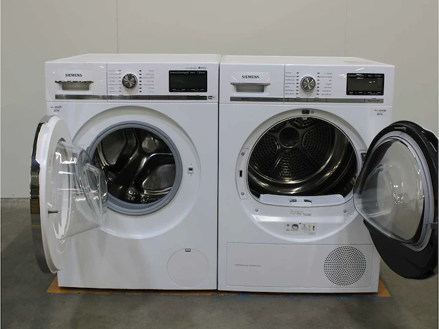 Siemens iq800 isensoric extraklasse wifi wasmachines & siemens iq800 isensoric selfcleaning condenser wasdrogers - afbeelding 2 van  8