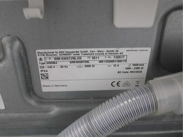 Siemens iq800 isensoric i-dos aquastop wasmachine & siemens iq800 isensoric selfcleaning condenser droger - afbeelding 5 van  8