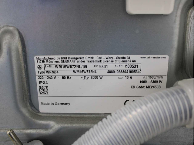 Siemens iq800 isensoric i-dos aquastop wasmachine & siemens iq800 isensoric selfcleaning condenser wasdroger - afbeelding 5 van  8