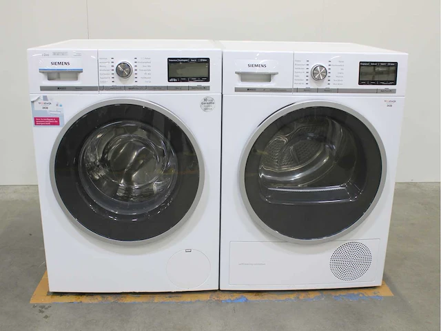 Siemens iq800 isensoric i-dos wasmachines & siemens iq800 isensoric selfcleaning condenser a++ wasdrogers - afbeelding 1 van  8
