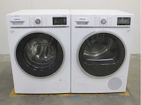 Siemens iq800 isensoric i-dos wifi wasmachine & siemens iq800 isensoric selfcleaning condenser wasdroger - afbeelding 1 van  8