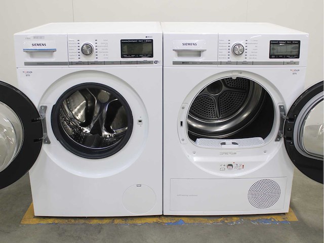 Siemens iq800 isensoric i-dos wifi wasmachine & siemens iq800 isensoric selfcleaning condenser wasdroger - afbeelding 2 van  8