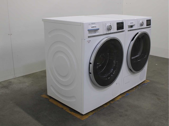 Siemens iq800 isensoric i-dos wifi wasmachine & siemens iq800 isensoric selfcleaning condenser wasdroger - afbeelding 4 van  8
