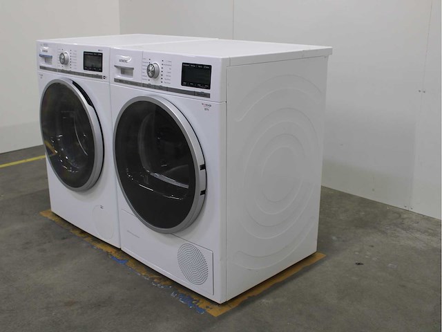 Siemens iq800 isensoric i-dos wifi wasmachine & siemens iq800 isensoric selfcleaning condenser wasdroger - afbeelding 7 van  8