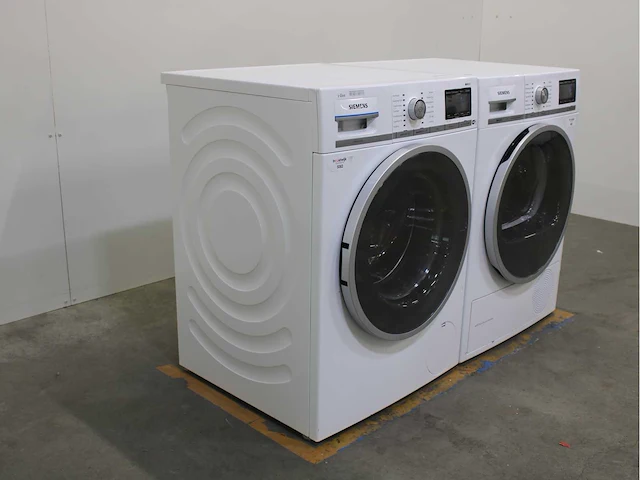 Siemens iq800 isensoric i-dos wifi wasmachine & siemens iq800 selfcleaning condenser wasdroger - afbeelding 4 van  8