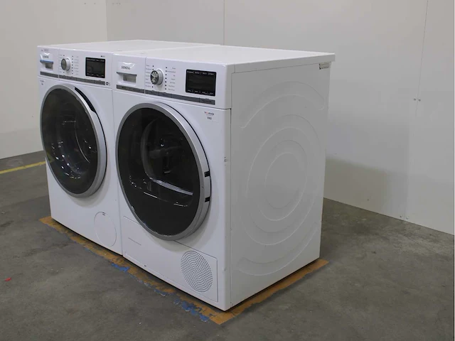 Siemens iq800 isensoric i-dos wifi wasmachine & siemens iq800 selfcleaning condenser wasdroger - afbeelding 7 van  8