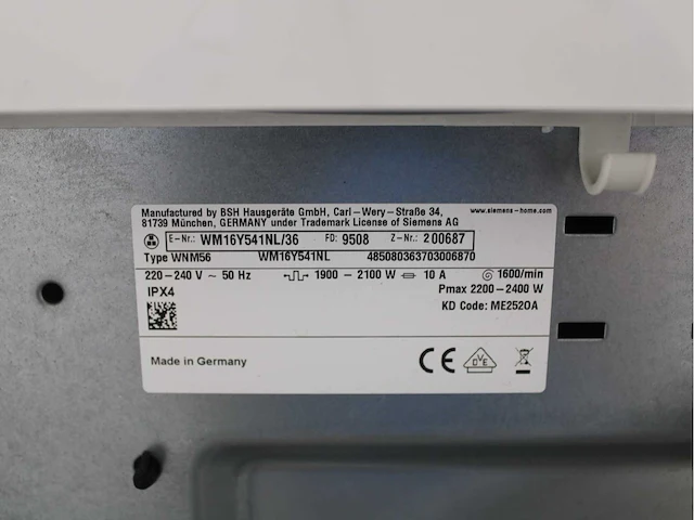 Siemens iq800 isensoric wasmachine & siemens iq700 isensoric selfcleaning condenser wasdroger - afbeelding 5 van  8