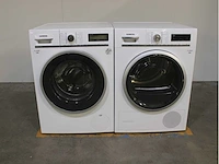 Siemens iq800 isensoric wasmachine & siemens iq700 selfcleaning condenser wasdroger - afbeelding 1 van  8