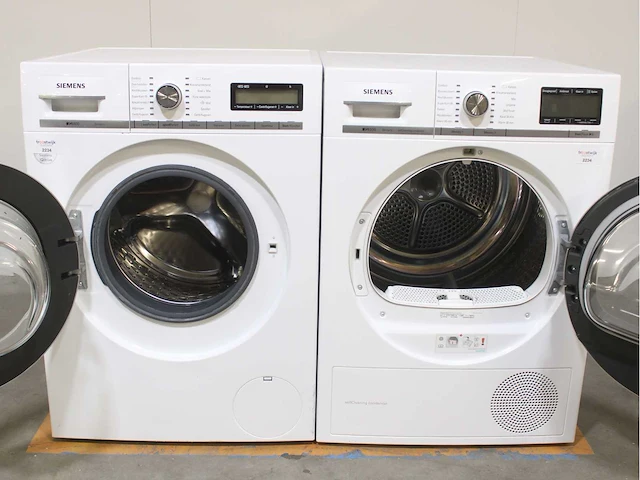 Siemens iq800 isensoric wasmachine & siemens iq800 isensoric selfcleaning condenser droger - afbeelding 2 van  8
