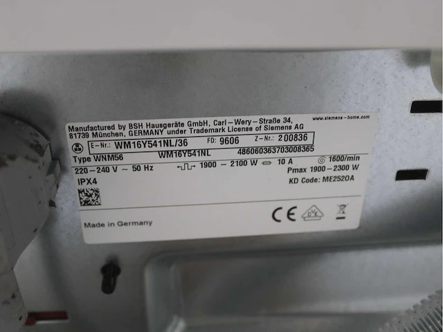 Siemens iq800 isensoric wasmachine & siemens iq800 isensoric selfcleaning condenser droger - afbeelding 5 van  8