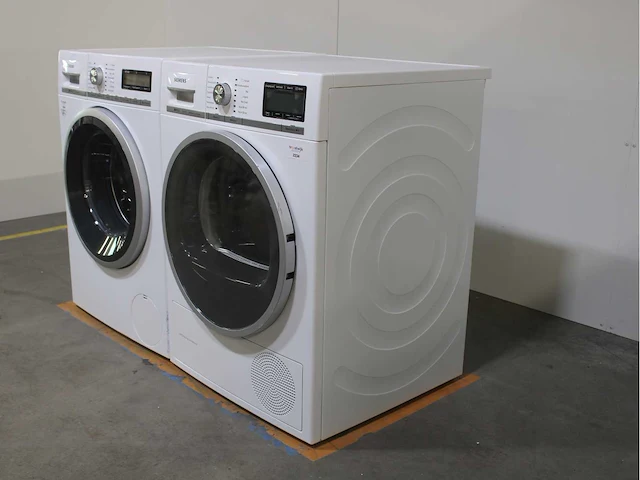 Siemens iq800 isensoric wasmachine & siemens iq800 isensoric selfcleaning condenser droger - afbeelding 7 van  8