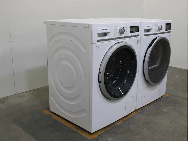 Siemens iq800 isensoric wasmachine & siemens iq800 isensoric selfcleaning condenser wasdroger - afbeelding 4 van  8