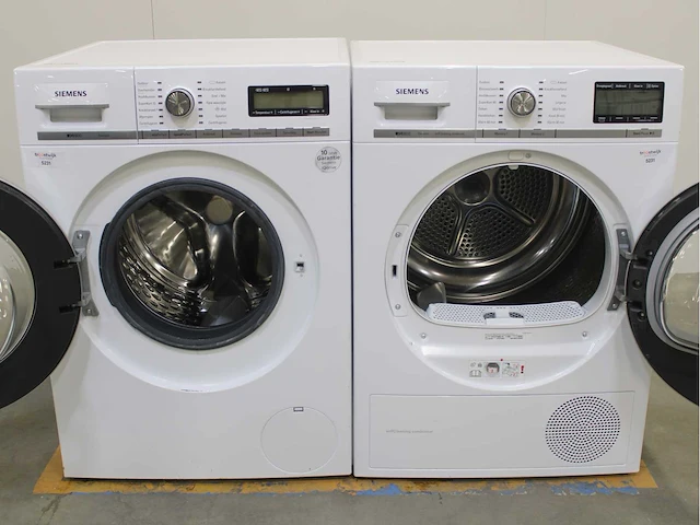 Siemens iq800 isensoric wasmachine & siemens iq800 isensoric selfcleaning condenser wasdroger - afbeelding 2 van  8