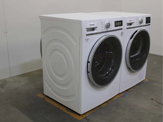 Siemens iq800 isensoric wasmachine & siemens iq800 isensoric selfcleaning condenser wasdroger - afbeelding 4 van  8