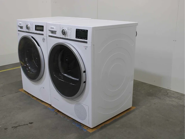 Siemens iq800 isensoric wasmachine & siemens iq800 isensoric selfcleaning condenser wasdroger - afbeelding 7 van  8