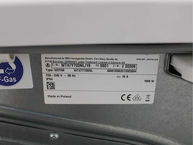 Siemens iq800 isensoric wasmachine & siemens iq800 isensoric selfcleaning condenser wasdroger - afbeelding 8 van  8
