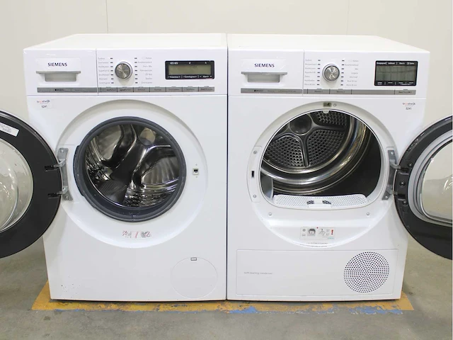 Siemens iq800 isensoric wasmachine & siemens iq800 isensoric selfcleaning condenser wasdroger - afbeelding 2 van  8