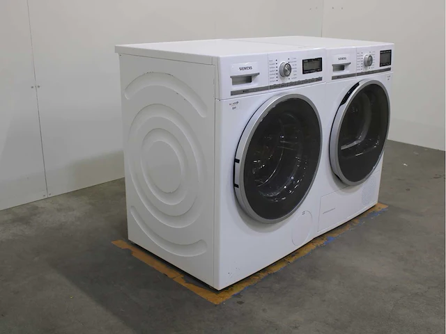 Siemens iq800 isensoric wasmachine & siemens iq800 isensoric selfcleaning condenser wasdroger - afbeelding 4 van  8