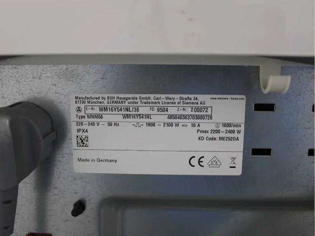 Siemens iq800 isensoric wasmachine & siemens iq800 isensoric selfcleaning condenser wasdroger - afbeelding 5 van  8