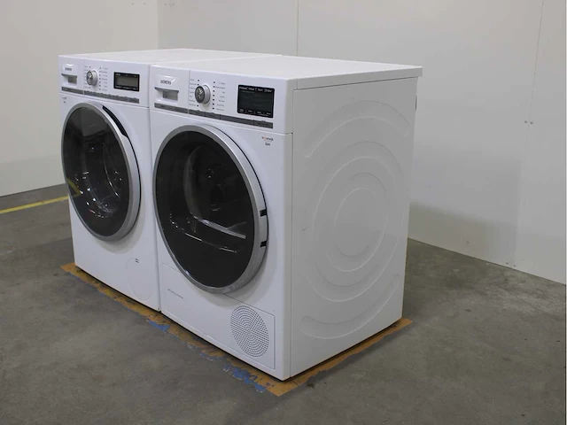 Siemens iq800 isensoric wasmachine & siemens iq800 isensoric selfcleaning condenser wasdroger - afbeelding 7 van  8