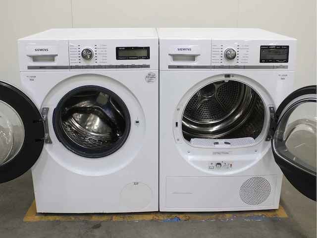 Siemens iq800 isensoric wasmachine & siemens iq800 isensoric selfcleaning condenser wasdroger - afbeelding 2 van  8