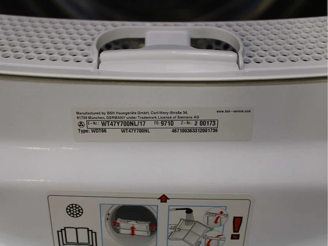 Siemens iq800 isensoric wasmachine & siemens iq800 isensoric selfcleaning condenser wasdroger - afbeelding 8 van  8