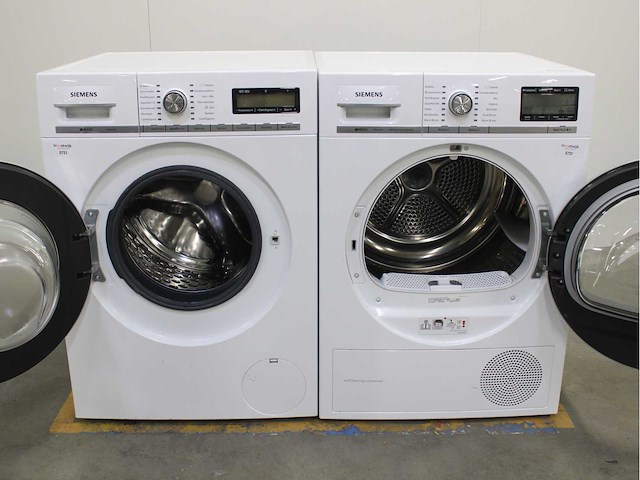 Siemens iq800 isensoric wasmachine & siemens iq800 isensoric selfcleaning condenser wasdroger - afbeelding 2 van  8