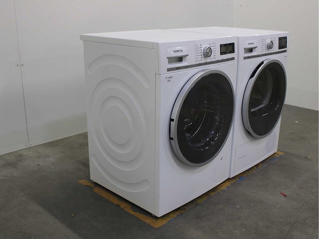 Siemens iq800 isensoric wasmachine & siemens iq800 isensoric selfcleaning condenser wasdroger - afbeelding 4 van  8
