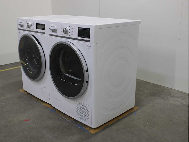 Siemens iq800 isensoric wasmachine & siemens iq800 isensoric selfcleaning condenser wasdroger - afbeelding 7 van  8