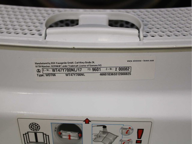 Siemens iq800 isensoric wasmachine & siemens iq800 isensoric selfcleaning condenser wasdroger - afbeelding 8 van  8