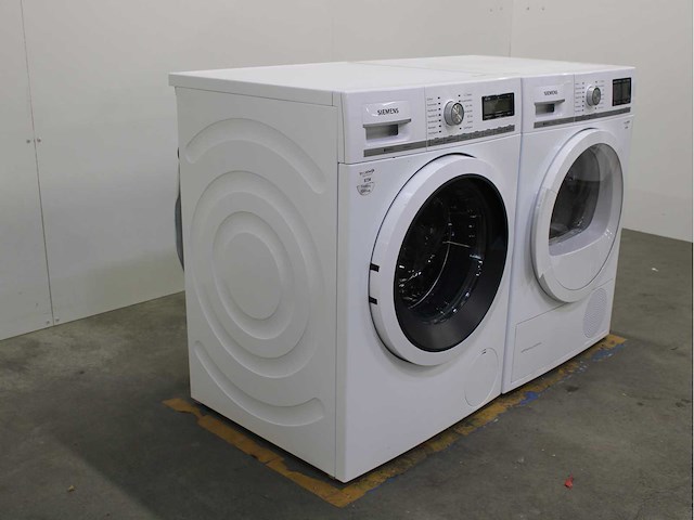 Siemens iq800 isensoric wasmachine & siemens iq800 isensoric selfcleaning condenser wasdroger - afbeelding 4 van  8