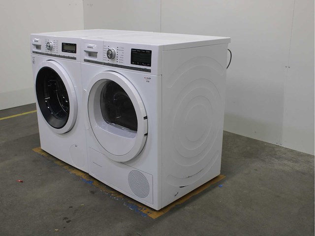 Siemens iq800 isensoric wasmachine & siemens iq800 isensoric selfcleaning condenser wasdroger - afbeelding 7 van  8