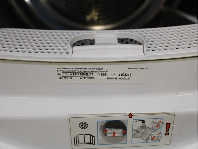 Siemens iq800 isensoric wasmachine & siemens iq800 isensoric selfcleaning condenser wasdroger - afbeelding 8 van  8