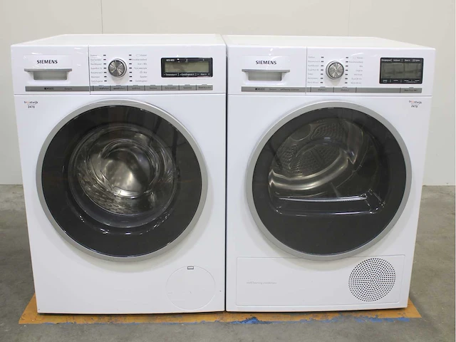 Siemens iq800 isensoric wasmachines & siemens iq800 isensoric selfcleaning condenser wasdrogers - afbeelding 1 van  8