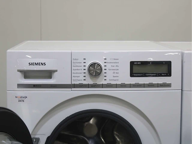 Siemens iq800 isensoric wasmachines & siemens iq800 isensoric selfcleaning condenser wasdrogers - afbeelding 3 van  8