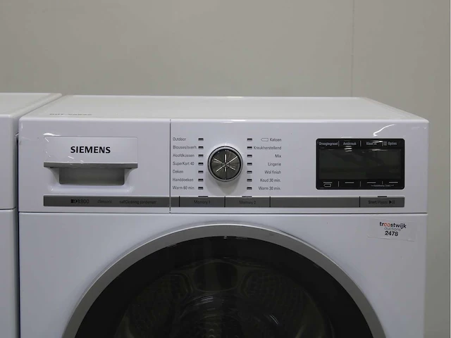 Siemens iq800 isensoric wasmachines & siemens iq800 isensoric selfcleaning condenser wasdrogers - afbeelding 6 van  8