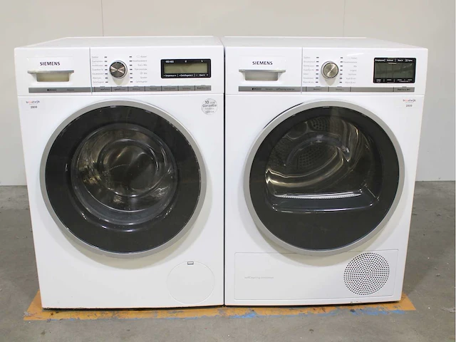 Siemens iq800 isensoric wasmachines & siemens iq800 isensoric selfcleaning condenser wasdrogers - afbeelding 1 van  8