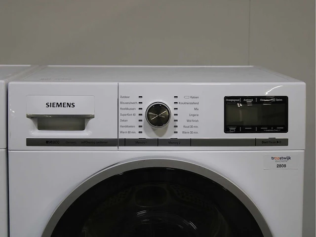 Siemens iq800 isensoric wasmachines & siemens iq800 isensoric selfcleaning condenser wasdrogers - afbeelding 6 van  8