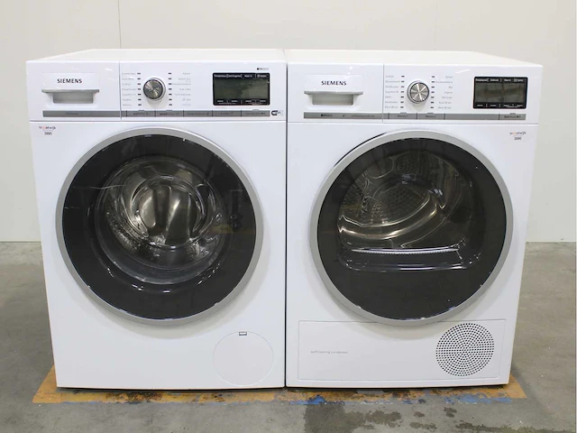 Siemens iq800 isensoric wasmachines & siemens iq800 selfcleaning condenser a++ wasdrogers - afbeelding 1 van  8