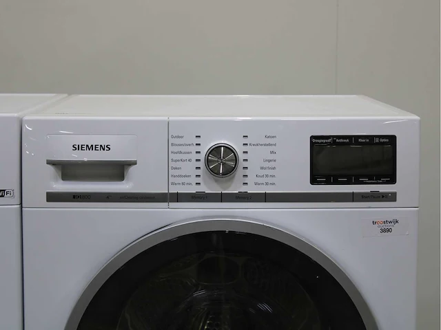 Siemens iq800 isensoric wasmachines & siemens iq800 selfcleaning condenser a++ wasdrogers - afbeelding 6 van  8