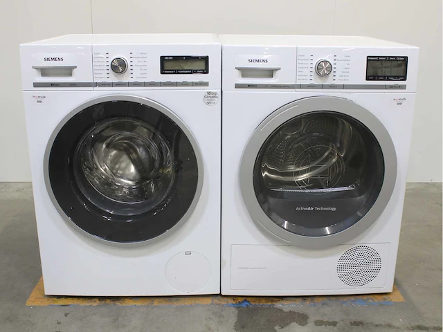 Siemens iq800 isensoric wasmachines & siemens iq800 selfcleaning condenser a++ wasdrogers - afbeelding 1 van  8